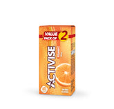 Activise orange flavor Vitamin C 1000mg effervescent tablets value pack of 2 box with orange slice
